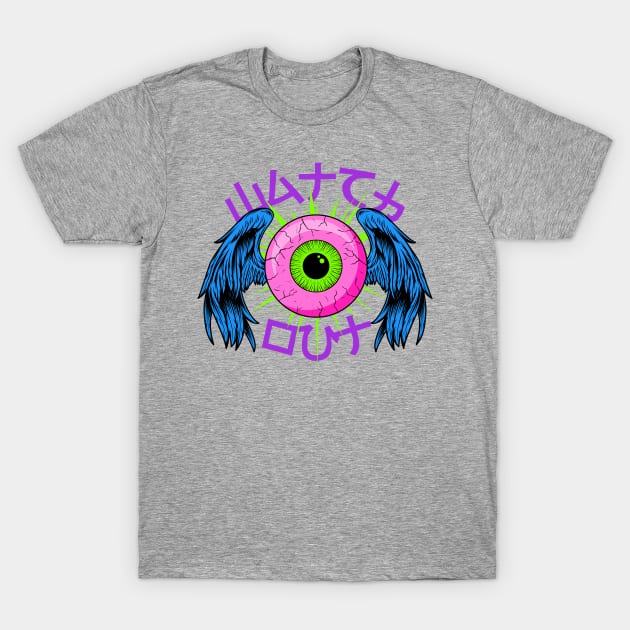 Evil Eye Acid T-Shirt by portraiteam